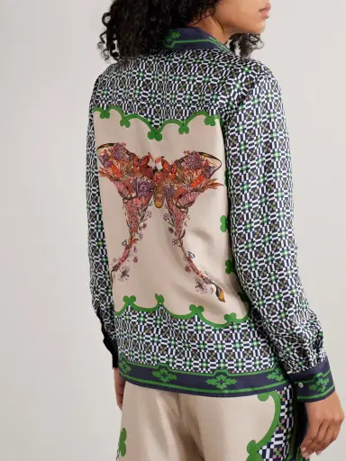 La DoubleJ Icon Boy Printed Silk-twill Shirt | Thumbnail 4 La DoubleJ Icon Boy Printed Silk-twill Shirt | Thumbnail 4