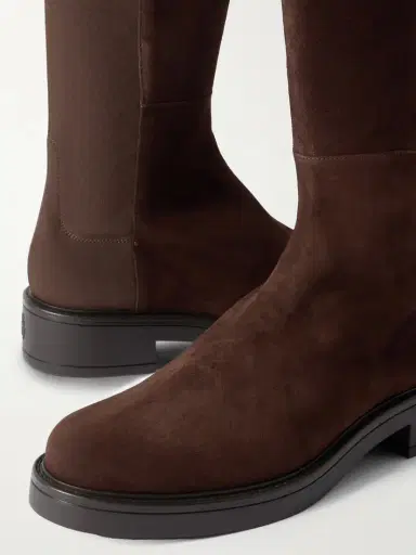 Stuart Weitzman 5050 Celia Suede And Stretch Over-the-knee Boots | Thumbnail 4 Stuart Weitzman 5050 Celia Suede And Stretch Over-the-knee Boots | Thumbnail 4