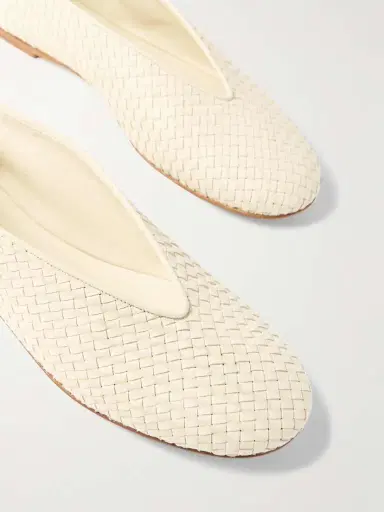 Bottega Veneta Rosa Intrecciato Leather Ballet Flats | Thumbnail 4 Bottega Veneta Rosa Intrecciato Leather Ballet Flats | Thumbnail 4