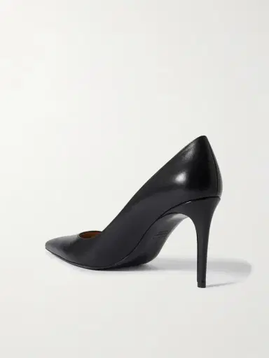 Stuart Weitzman Stuart Power Leather Pumps | Thumbnail 3 Stuart Weitzman Stuart Power Leather Pumps | Thumbnail 3