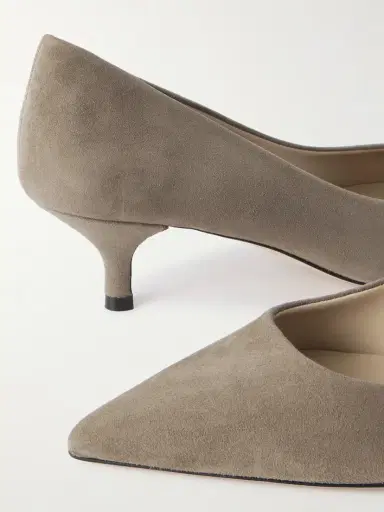 Stuart Weitzman Stuart Power Suede Pumps | Thumbnail 4 Stuart Weitzman Stuart Power Suede Pumps | Thumbnail 4