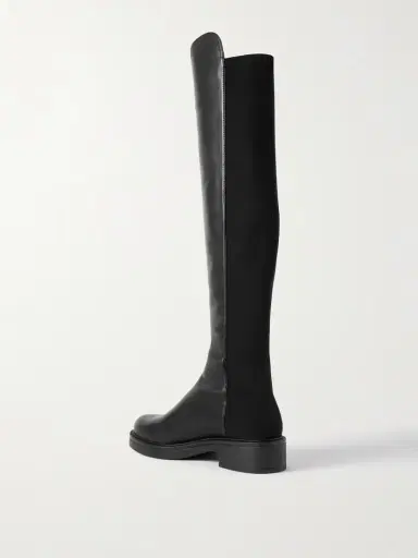 Stuart Weitzman 5050 Celia Stretch-paneled Leather Over-the-knee Boots | Thumbnail 3 Stuart Weitzman 5050 Celia Stretch-paneled Leather Over-the-knee Boots | Thumbnail 3