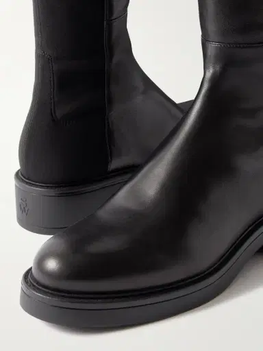Stuart Weitzman 5050 Celia Stretch-paneled Leather Over-the-knee Boots | Thumbnail 4 Stuart Weitzman 5050 Celia Stretch-paneled Leather Over-the-knee Boots | Thumbnail 4