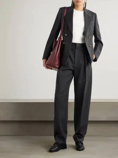 Bottega Veneta Double-breasted Wool-twill Blazer | Thumbnail 2 Bottega Veneta Double-breasted Wool-twill Blazer | Thumbnail 2