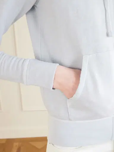 James Perse Vintage French Cotton-terry Hoodie | Thumbnail 5 James Perse Vintage French Cotton-terry Hoodie | Thumbnail 5