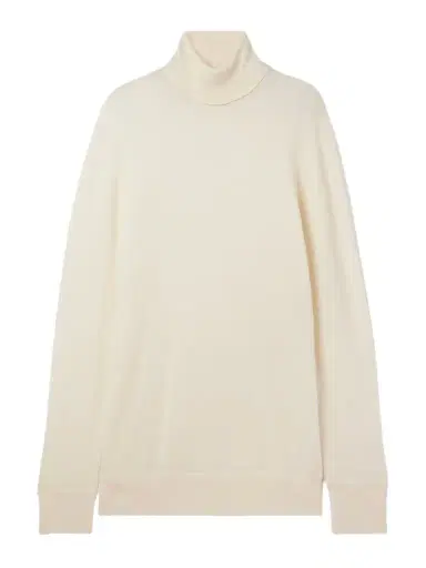 The Row Lizzy Oversized Cashmere Turtleneck Sweater | Thumbnail 1 The Row Lizzy Oversized Cashmere Turtleneck Sweater | Thumbnail 1