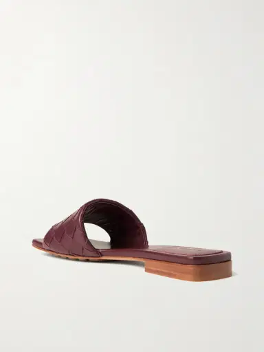 Bottega Veneta Parco Intrecciato Leather Slides | Thumbnail 3 Bottega Veneta Parco Intrecciato Leather Slides | Thumbnail 3