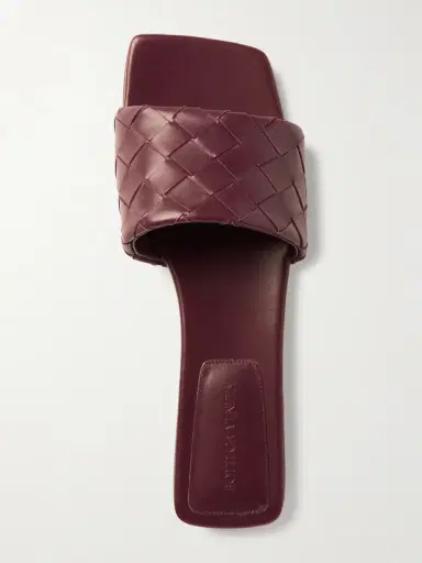 Bottega Veneta Parco Intrecciato Leather Slides | Thumbnail 5 Bottega Veneta Parco Intrecciato Leather Slides | Thumbnail 5