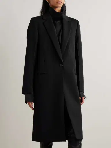 TOTEME Garderob Grain De Poudre Wool-blend Coat | Thumbnail 3 TOTEME Garderob Grain De Poudre Wool-blend Coat | Thumbnail 3