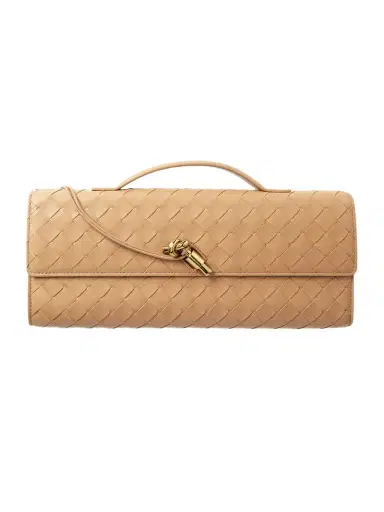 Bottega Veneta Andiamo Long Intrecciato Leather Clutch | Thumbnail 1 Bottega Veneta Andiamo Long Intrecciato Leather Clutch | Thumbnail 1