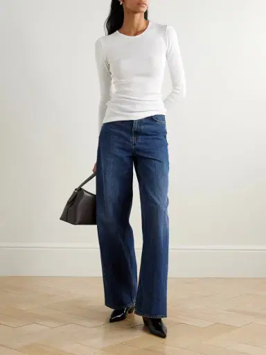 TOTEME Garderob Organic Cotton-jersey Top | Thumbnail 2 TOTEME Garderob Organic Cotton-jersey Top | Thumbnail 2