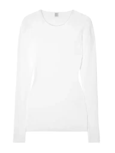 TOTEME Garderob Organic Cotton-jersey Top | Thumbnail 1 TOTEME Garderob Organic Cotton-jersey Top | Thumbnail 1