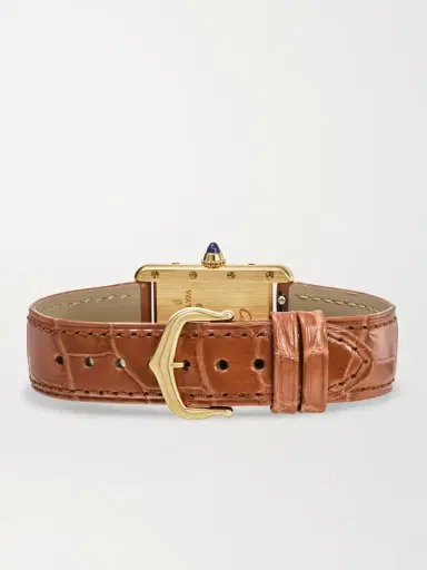 Cartier Tank Louis 22mm Small 18-karat Gold And Alligator Watch | Thumbnail 6 Cartier Tank Louis 22mm Small 18-karat Gold And Alligator Watch | Thumbnail 6