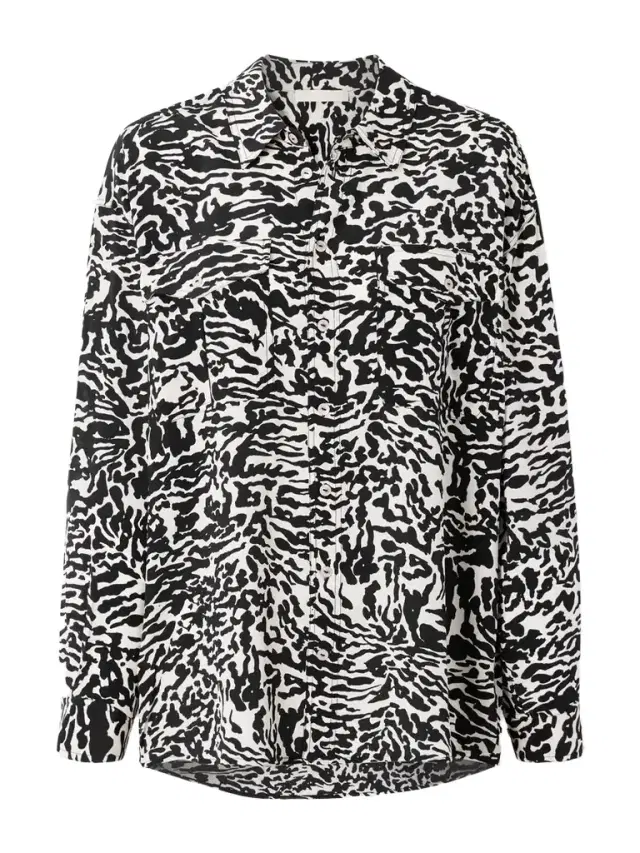 Soren Zebra-print Silk Crepe De Chine Shirt Soren Zebra-print Silk Crepe De Chine Shirt