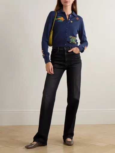 Mother The Rambler Zip Heel High-rise Straight-leg Jeans | Thumbnail 2 Mother The Rambler Zip Heel High-rise Straight-leg Jeans | Thumbnail 2