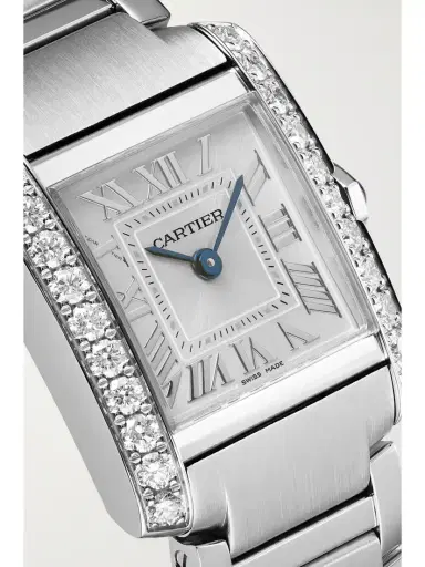 Cartier Tank Française Small Stainless Steel Diamond Watch | Thumbnail 5 Cartier Tank Française Small Stainless Steel Diamond Watch | Thumbnail 5