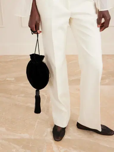 Le Sundial Lee Tasseled Velvet Shoulder Bag | Thumbnail 3 Le Sundial Lee Tasseled Velvet Shoulder Bag | Thumbnail 3
