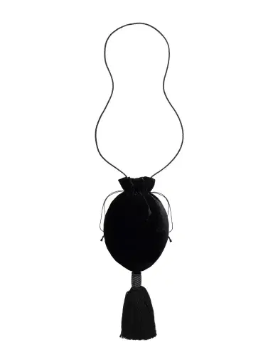 Le Sundial Lee Tasseled Velvet Shoulder Bag | Thumbnail 1 Le Sundial Lee Tasseled Velvet Shoulder Bag | Thumbnail 1