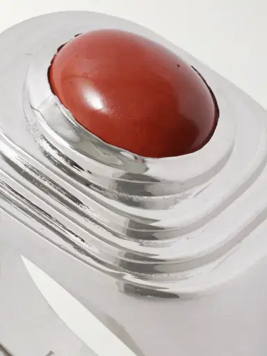 Le Sundial The Deco Silver Jasper Ring | Thumbnail 4 Le Sundial The Deco Silver Jasper Ring | Thumbnail 4