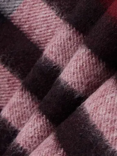 Burberry Fringed Checked Cashmere Scarf | Thumbnail 3 Burberry Fringed Checked Cashmere Scarf | Thumbnail 3