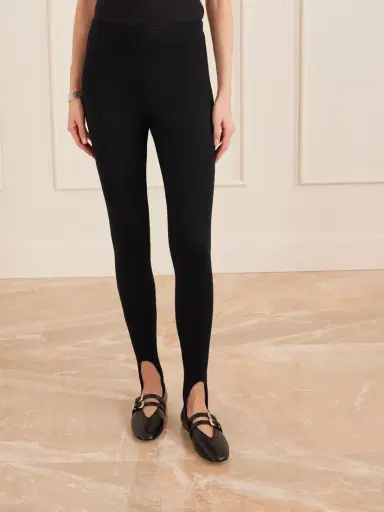 LESET Rio Stretch-ponte Stirrup Leggings | Thumbnail 3 LESET Rio Stretch-ponte Stirrup Leggings | Thumbnail 3