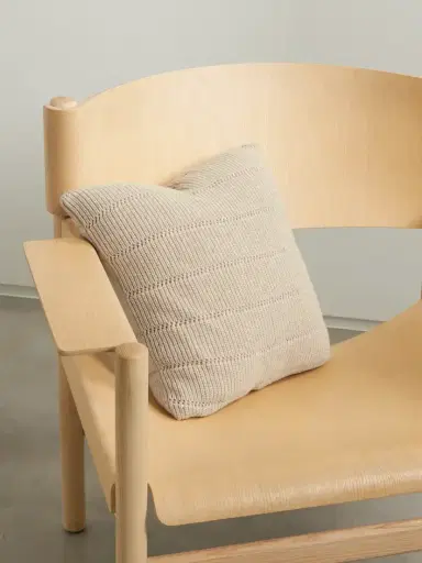 Brunello Cucinelli Sequin-embellished Metallic Ribbed-knit Pillow | Thumbnail 1 Brunello Cucinelli Sequin-embellished Metallic Ribbed-knit Pillow | Thumbnail 1