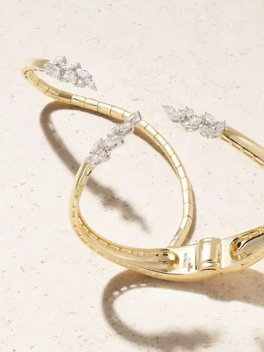 YEPREM 18-karat Yellow And White Gold Diamond Bracelet | Thumbnail 3 YEPREM 18-karat Yellow And White Gold Diamond Bracelet | Thumbnail 3