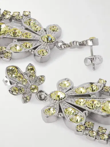 Rabanne Silver-tone Crystal Earrings | Thumbnail 3 Rabanne Silver-tone Crystal Earrings | Thumbnail 3