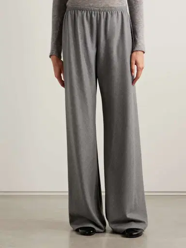 The Row Gala Wool-flannel Wide-leg Pants | Thumbnail 3 The Row Gala Wool-flannel Wide-leg Pants | Thumbnail 3