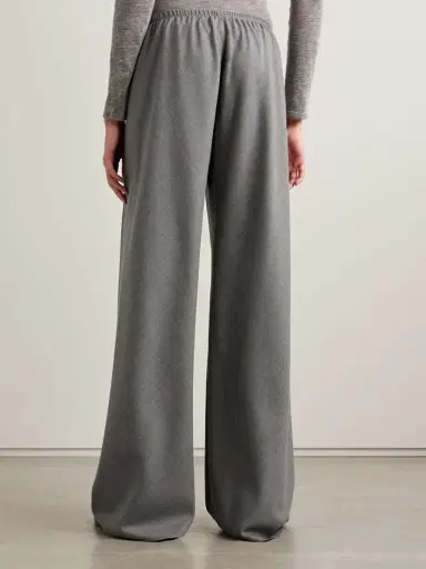 The Row Gala Wool-flannel Wide-leg Pants | Thumbnail 4 The Row Gala Wool-flannel Wide-leg Pants | Thumbnail 4