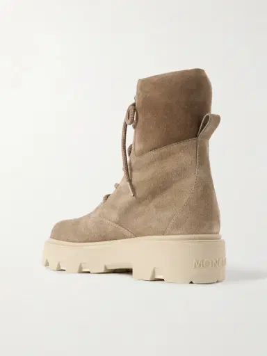 Moncler Aurea Paneled Suede Ankle Boots | Thumbnail 3 Moncler Aurea Paneled Suede Ankle Boots | Thumbnail 3