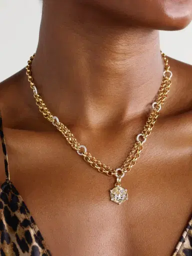 Foundrae Resilience Blossoms 18-karat Yellow And White Gold Diamond Necklace | Thumbnail 2 Foundrae Resilience Blossoms 18-karat Yellow And White Gold Diamond Necklace | Thumbnail 2