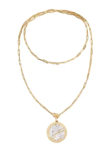 Foundrae Resilience Oversized 18-karat Yellow And White Gold Diamond Necklace | Thumbnail 1 Foundrae Resilience Oversized 18-karat Yellow And White Gold Diamond Necklace | Thumbnail 1