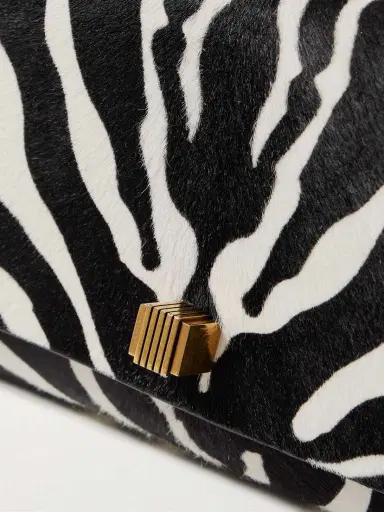 Khaite Audrey Zebra-print Calf Hair Clutch | Thumbnail 4 Khaite Audrey Zebra-print Calf Hair Clutch | Thumbnail 4