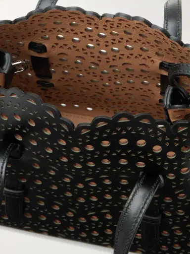Alaïa Mina 20 Laser-cut Leather Tote | Thumbnail 5 Alaïa Mina 20 Laser-cut Leather Tote | Thumbnail 5