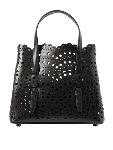 Alaïa Mina 20 Laser-cut Leather Tote | Thumbnail 1 Alaïa Mina 20 Laser-cut Leather Tote | Thumbnail 1