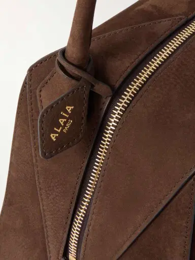 Alaïa Le Bulldog Medium Nubuck Shoulder Bag | Thumbnail 4 Alaïa Le Bulldog Medium Nubuck Shoulder Bag | Thumbnail 4