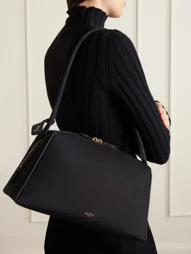 Alaïa Le Bulldog Medium Nubuck Shoulder Bag | Thumbnail 2 Alaïa Le Bulldog Medium Nubuck Shoulder Bag | Thumbnail 2