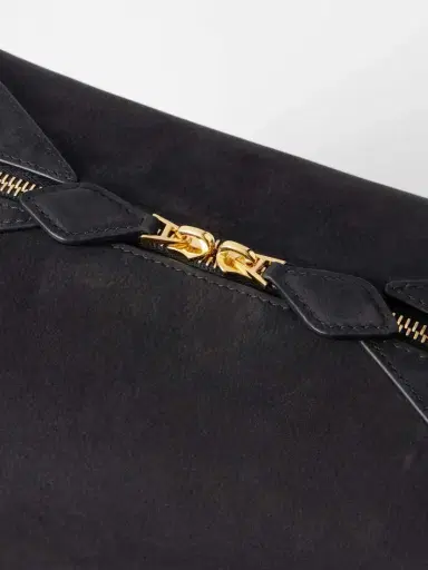 Alaïa Le Bulldog Medium Nubuck Shoulder Bag | Thumbnail 4 Alaïa Le Bulldog Medium Nubuck Shoulder Bag | Thumbnail 4