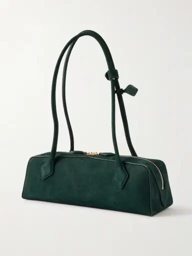 Alaïa Le Teckel Medium Nubuck Shoulder Bag | Thumbnail 3 Alaïa Le Teckel Medium Nubuck Shoulder Bag | Thumbnail 3