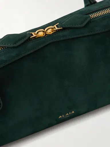 Alaïa Le Teckel Medium Nubuck Shoulder Bag | Thumbnail 4 Alaïa Le Teckel Medium Nubuck Shoulder Bag | Thumbnail 4