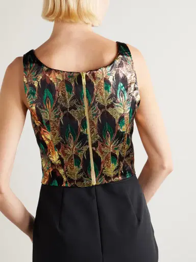 Mary Katrantzou Metallic Jacquard Blouse | Thumbnail 3 Mary Katrantzou Metallic Jacquard Blouse | Thumbnail 3