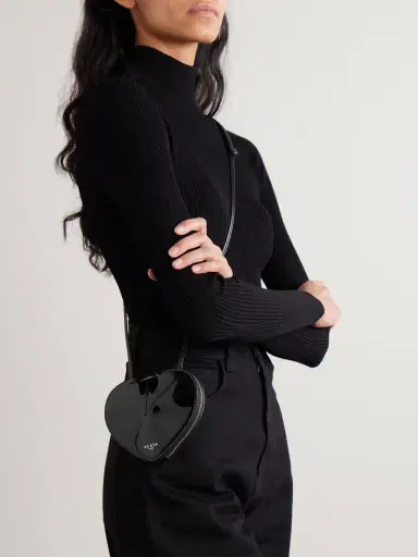 Alaïa Le Coeur Patent-leather Shoulder Bag | Thumbnail 2 Alaïa Le Coeur Patent-leather Shoulder Bag | Thumbnail 2