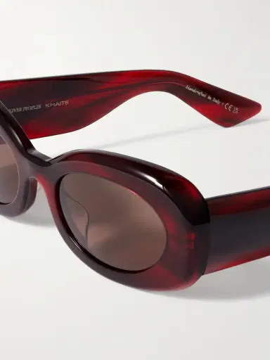 Oliver Peoples + Khaite Oval-frame Acetate Sunglasses | Thumbnail 3 Oliver Peoples + Khaite Oval-frame Acetate Sunglasses | Thumbnail 3