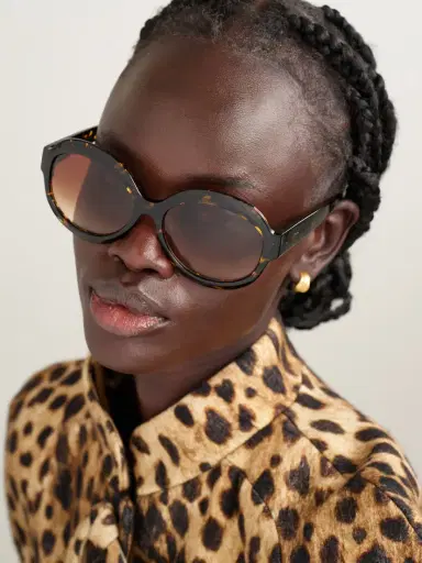 BARTON PERREIRA Orleandra Round-frame Tortoiseshell Acetate Sunglasses | Thumbnail 2 BARTON PERREIRA Orleandra Round-frame Tortoiseshell Acetate Sunglasses | Thumbnail 2