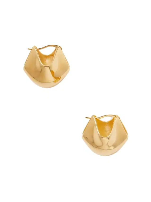 Lotus Small Gold-plated Earrings Lotus Small Gold-plated Earrings