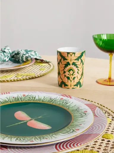 La DoubleJ Gold-plated Printed Porcelain Cup | Thumbnail 2 La DoubleJ Gold-plated Printed Porcelain Cup | Thumbnail 2