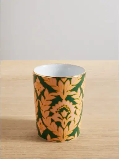 La DoubleJ Gold-plated Printed Porcelain Cup | Thumbnail 1 La DoubleJ Gold-plated Printed Porcelain Cup | Thumbnail 1