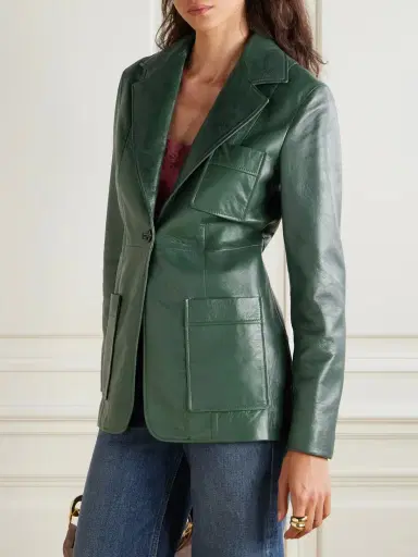 Chloé Paneled Leather Jacket | Thumbnail 3 Chloé Paneled Leather Jacket | Thumbnail 3