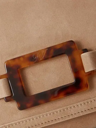 Roger Vivier Belle Vivier Buckled Suede Clutch | Thumbnail 4 Roger Vivier Belle Vivier Buckled Suede Clutch | Thumbnail 4